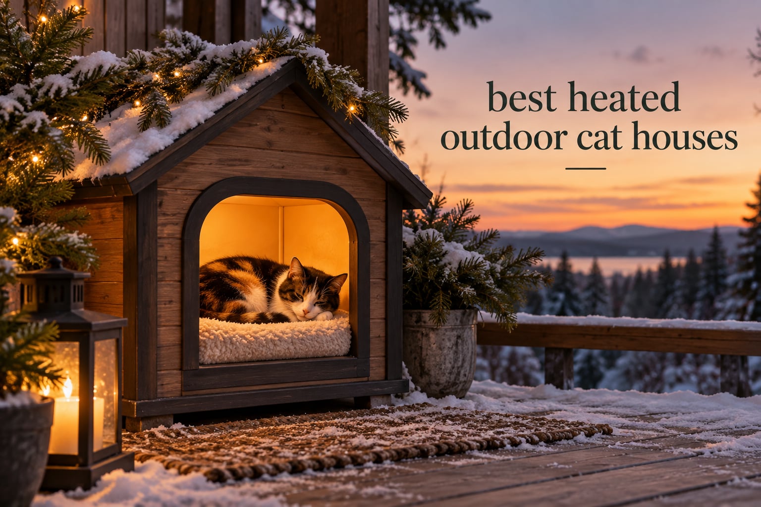 best heated outdoor cat houses