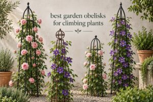 best garden obelisks for climbing plants