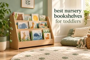 best nursery bookshelves for toddlers