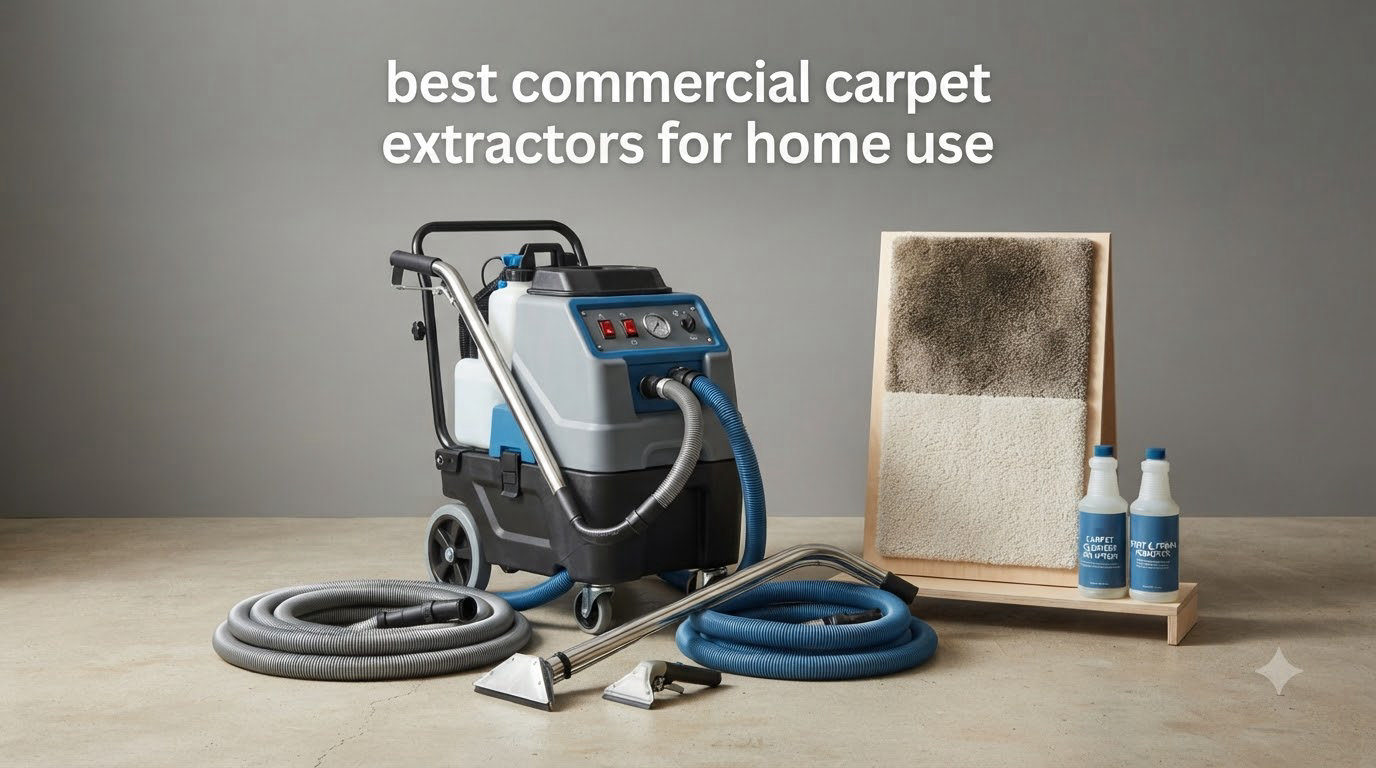 best commercial carpet extractors for home use