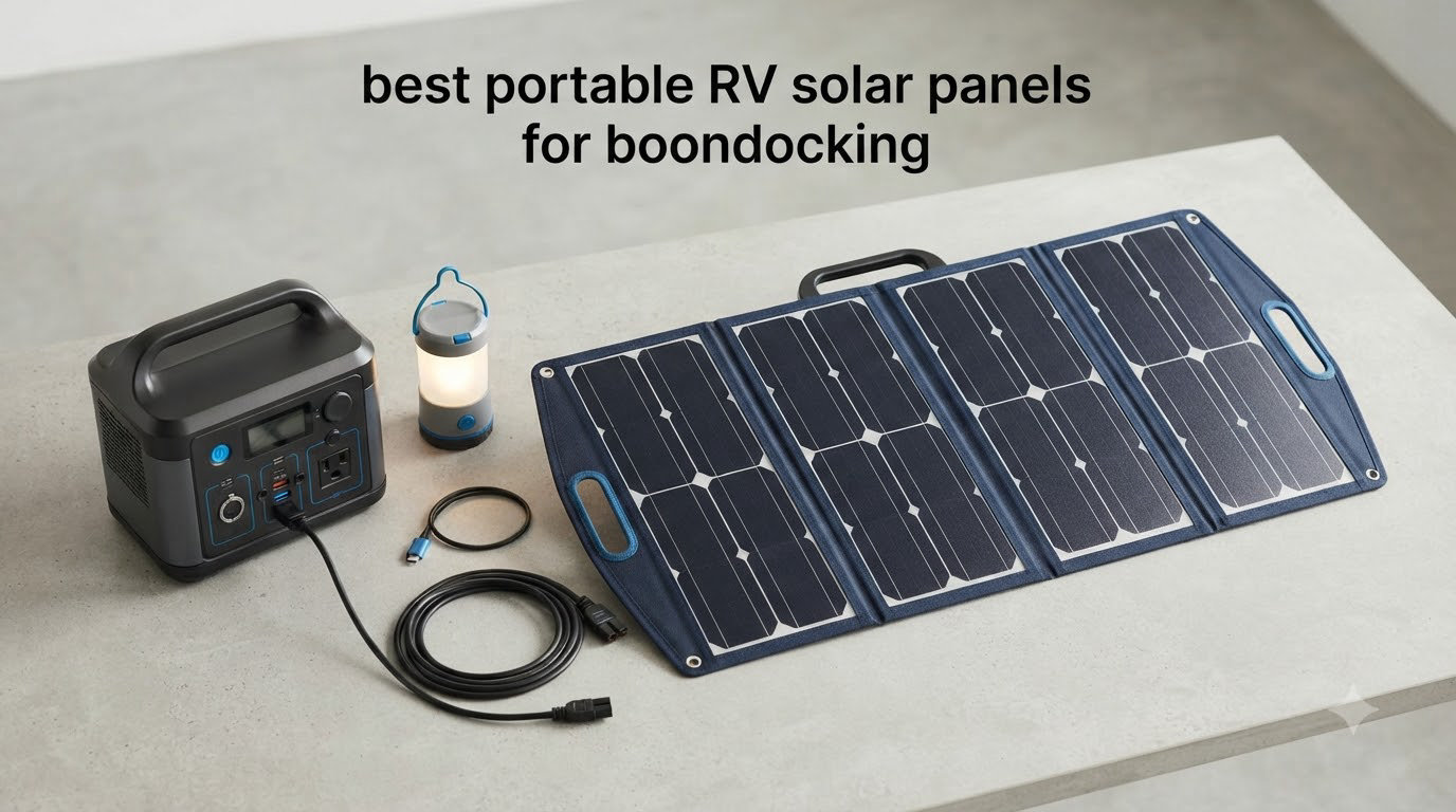 best portable RV solar panels for boondocking