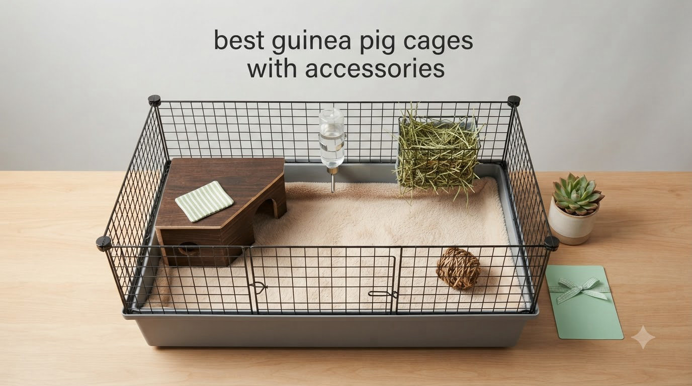 best guinea pig cages with accessories