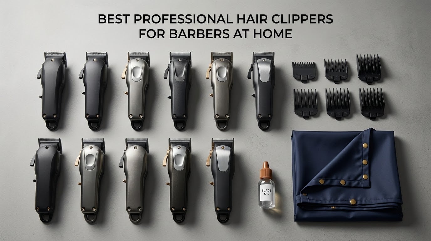 best professional hair clippers for barbers at home