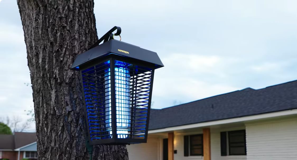 Flowtron Bug Zapper, 1.5 Acre Outdoor, Two 40W UV Bulb, 5600V Zap, Black customer photo 1