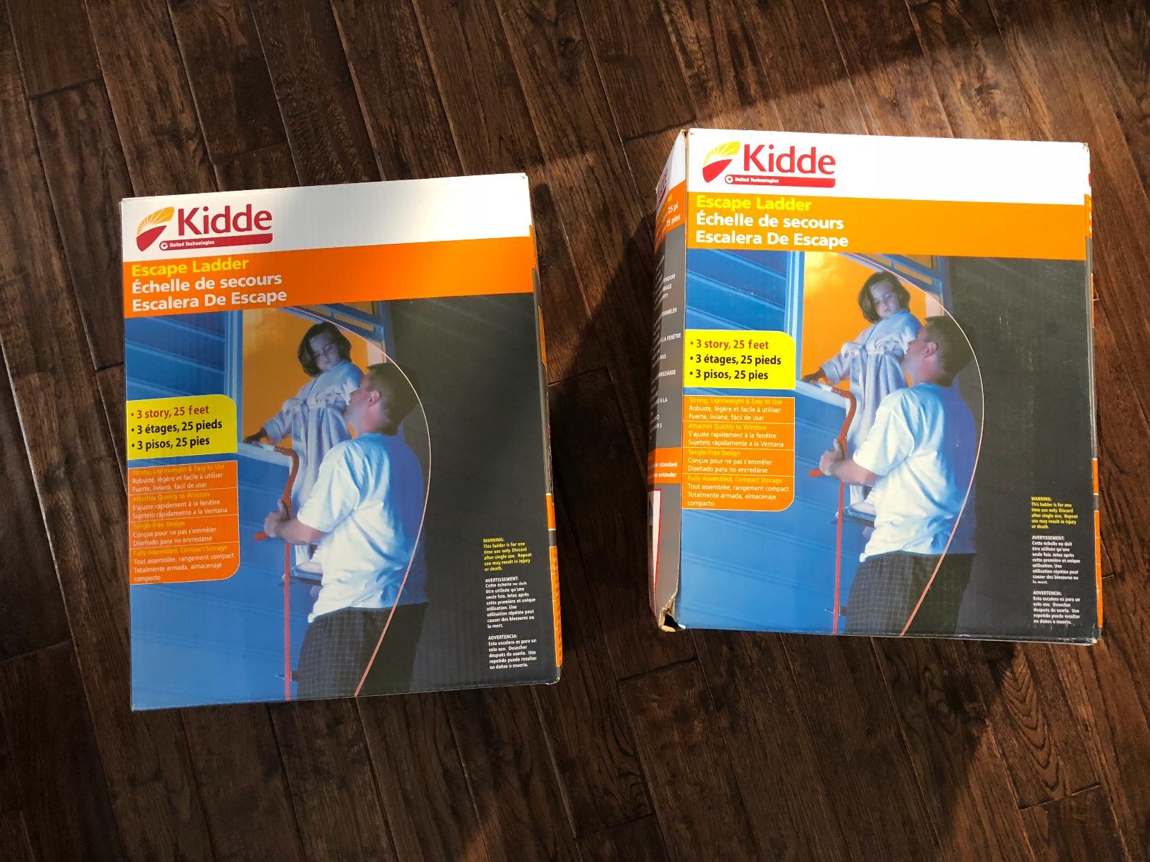 Kidde Fire Escape Ladder, 2-Story Rope Ladder, Extends to 13-Feet, Anti-Slip Rungs customer photo 2