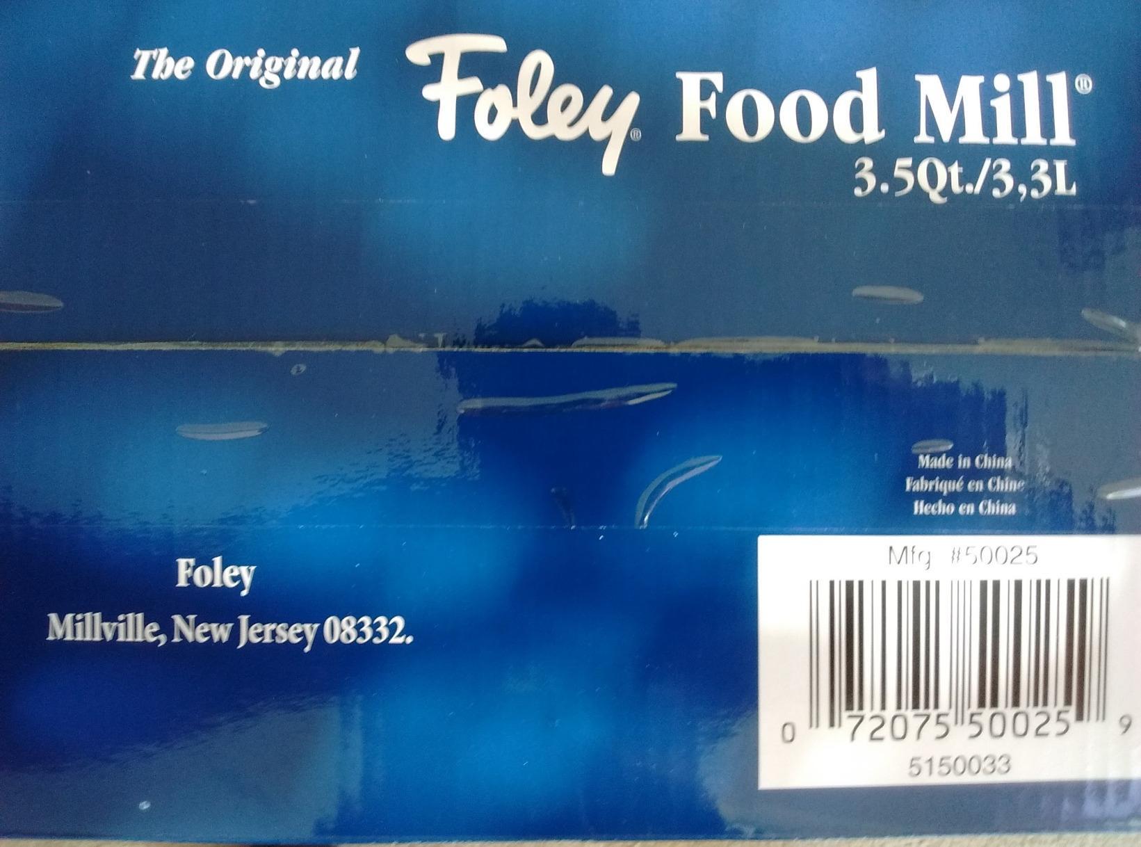 Mirro 50025 Foley Stainless Steel Healthy Food Mill Cookware, 3.5-Quart, Silver - customer photo 1