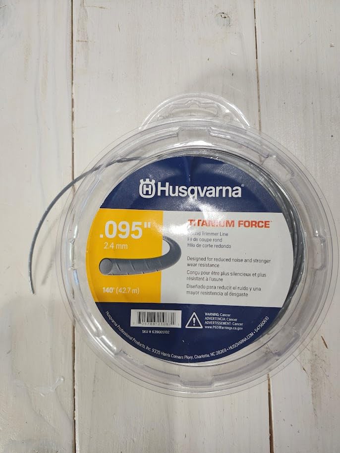Husqvarna Titanium Force 0.095 String Trimmer Line 639005102, Outdoor Tools customer photo 1