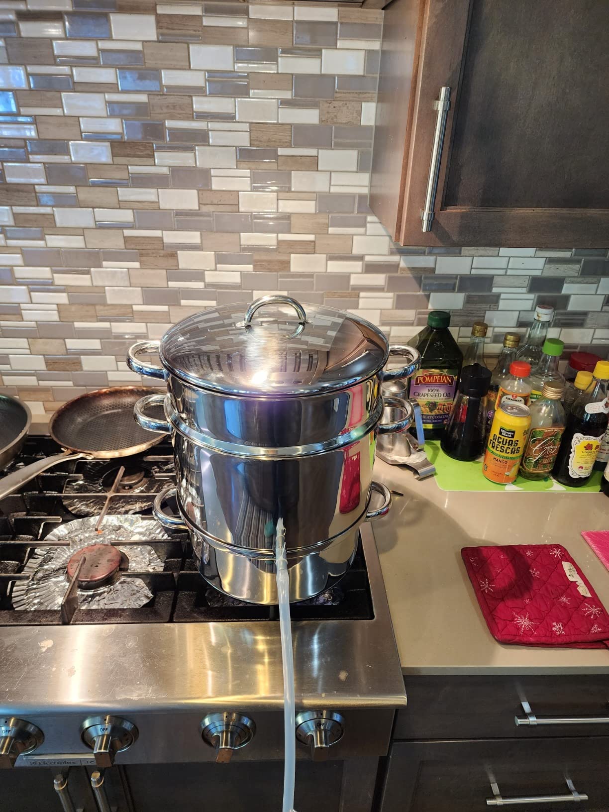 Cook N Home Stainless Steel Steam Juice Extractor, 11-Qt Steam Juicer Pot customer photo 2