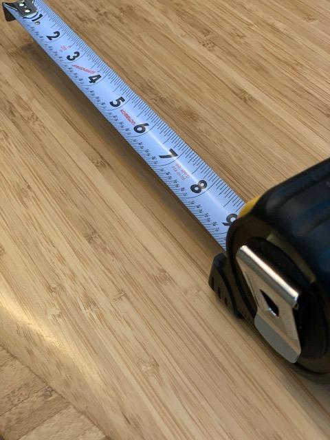 Komelon SM5425 Speed Mark Gripper Acrylic Coated Steel Blade Measuring Tape, 1-Inch X 25Ft , White customer photo 1