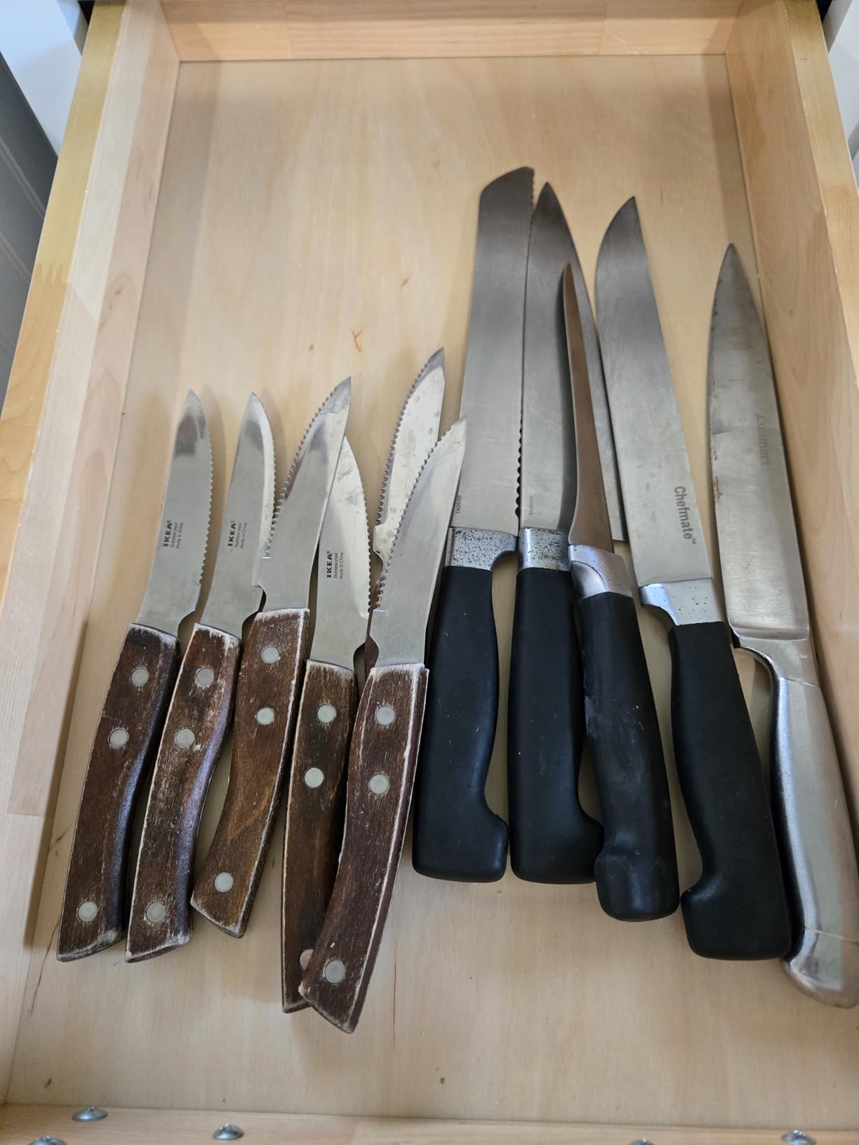 Oceanstar In-Drawer Bamboo Knife Organizer customer photo 2