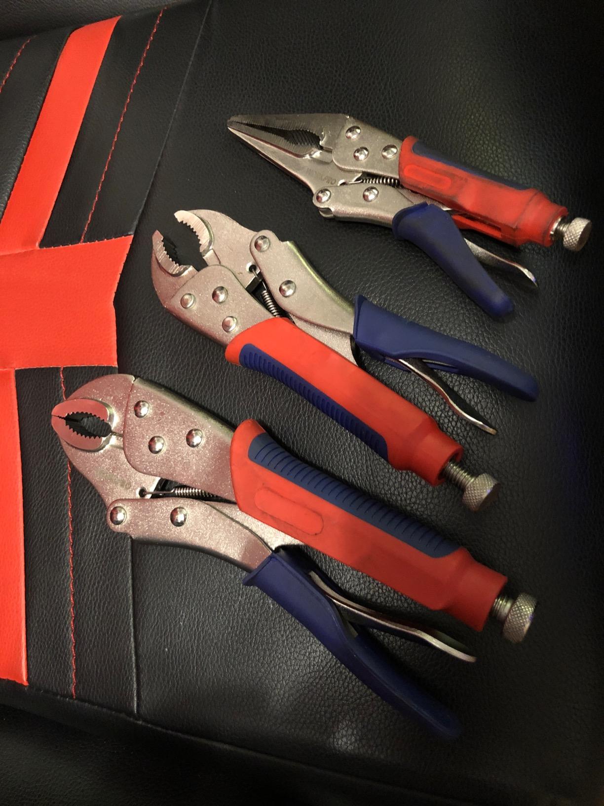 WORKPRO 3-Piece Locking Pliers Set, Heavy-Duty Cr-V Steel customer photo 2