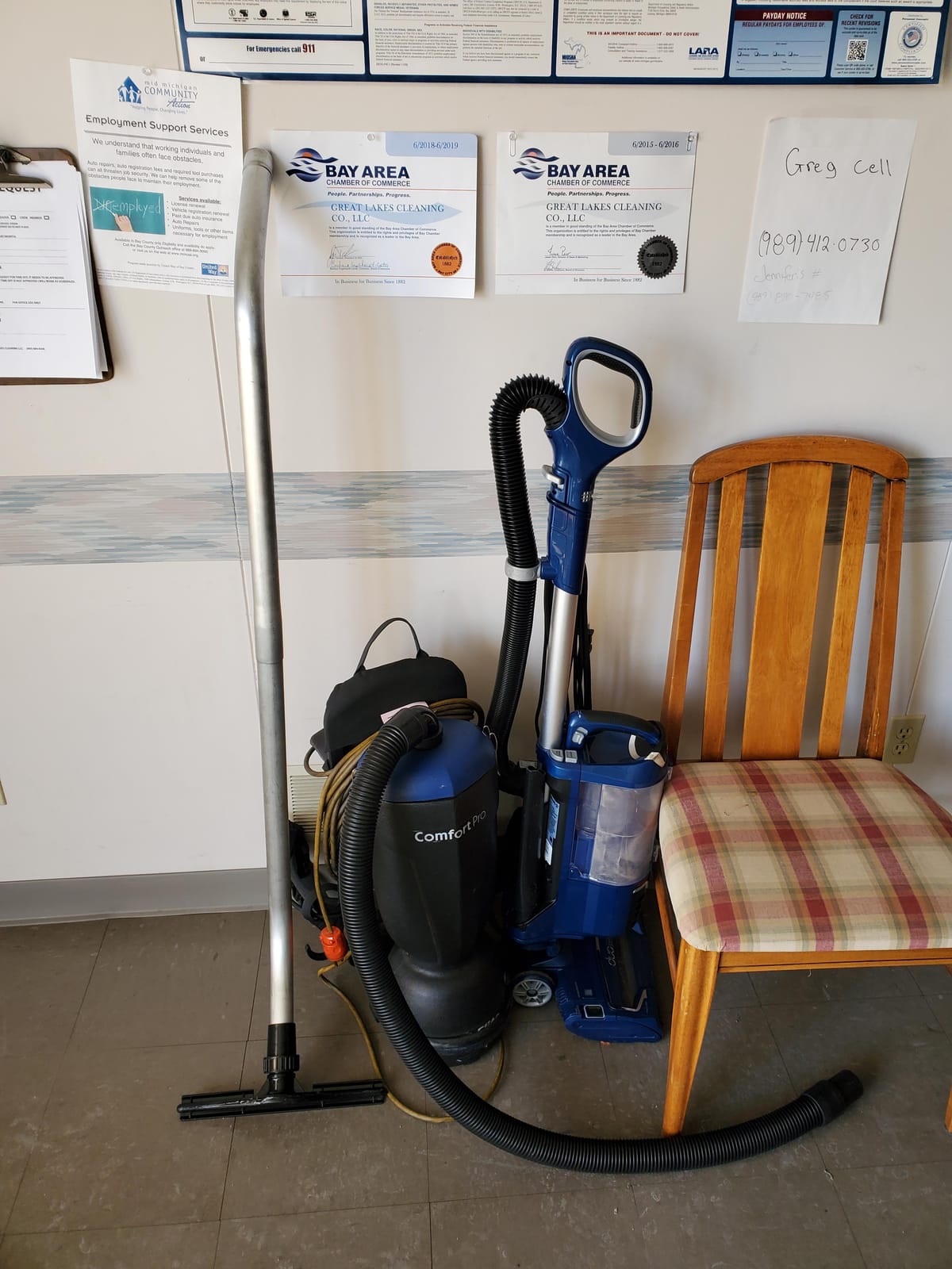 Powr-Flite Comfort Pro Backpack Vacuum Commercial, 6-Quart Canister, BP6S customer photo 2