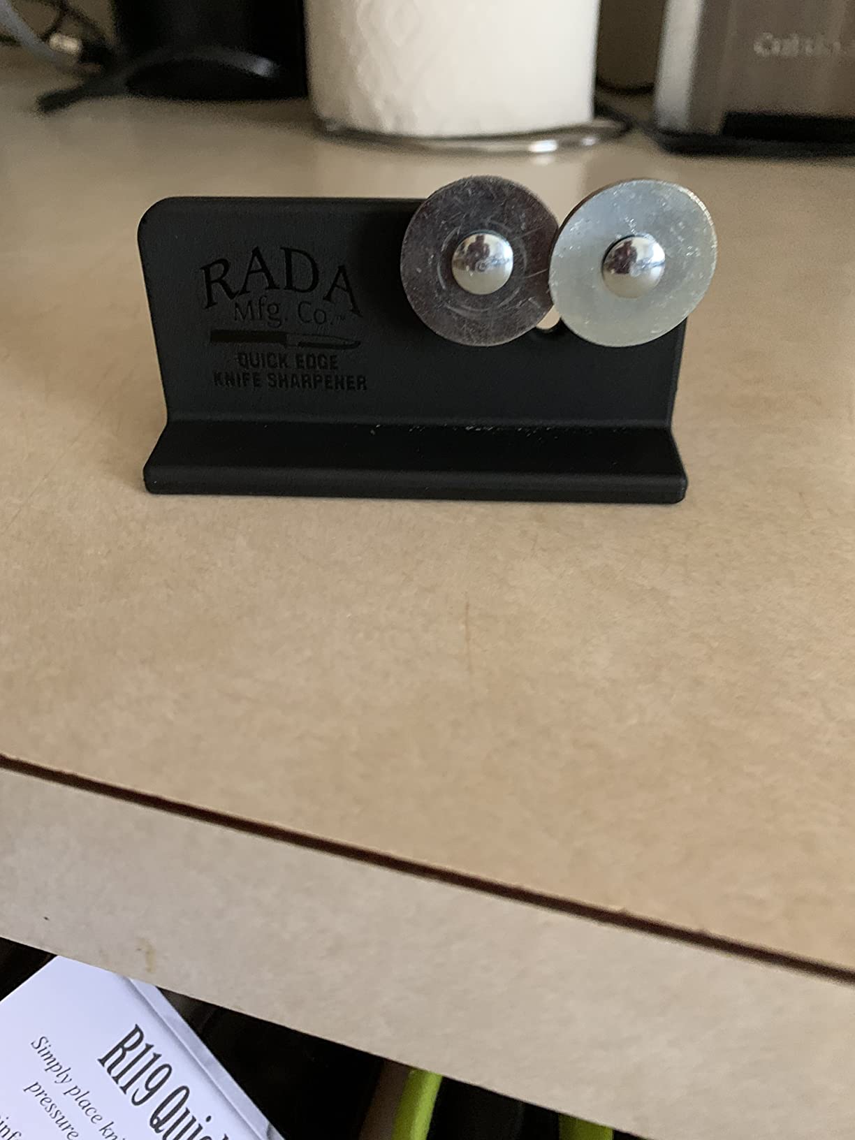 Rada Cutlery Quick Edge Knife Sharpener (R119), Pack of 2 customer photo 1