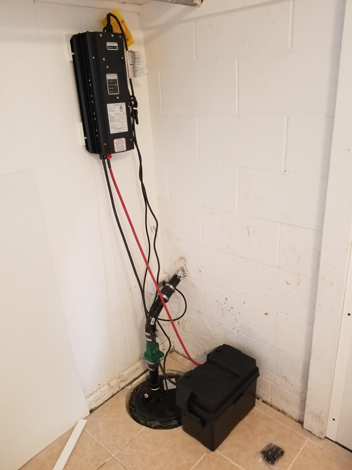 822PS - Sump Pump Backup System customer photo 1