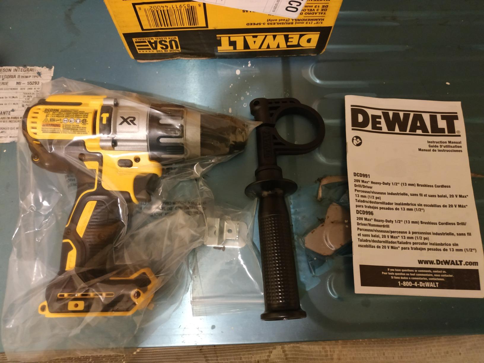 DEWALT 20V MAX XR Cordless Hammer Drill Driver Brushless, Heavy Duty 1/2