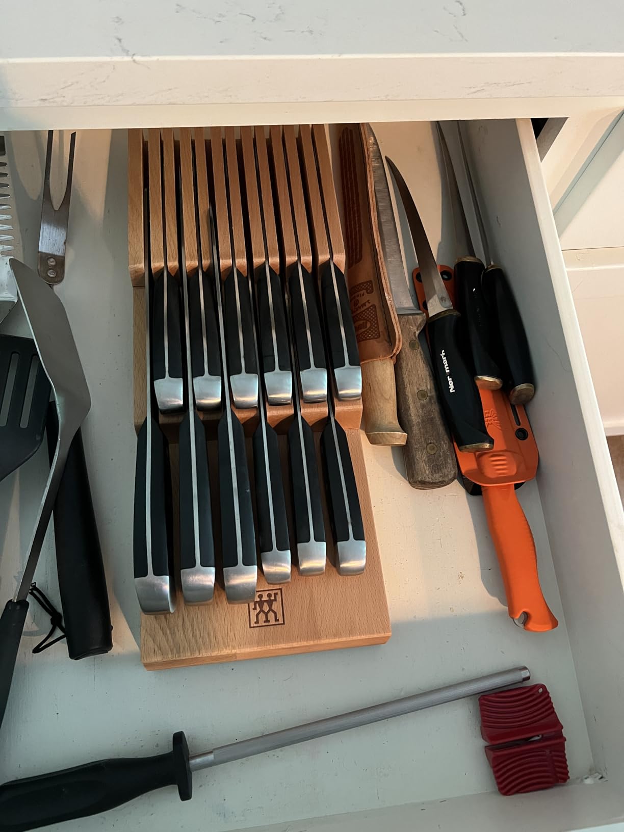Zwilling 8-Slot In Drawer Knife Block, Beechwood customer photo 1