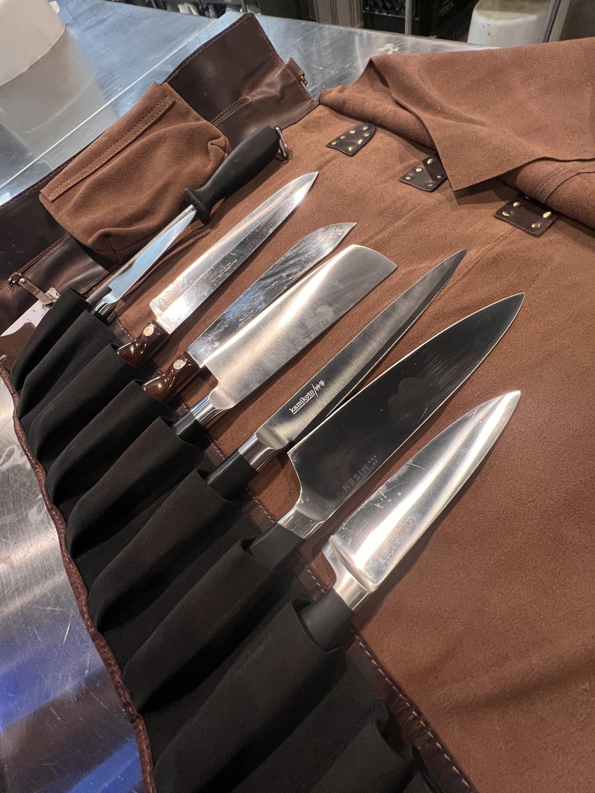 Rustic Town Genuine Leather Chef Knife Roll All Purpose Chef Roll customer photo 2