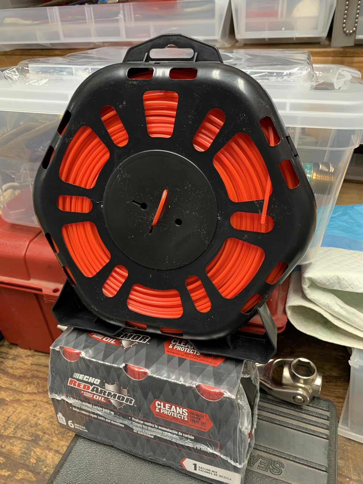 Echo 311095070 1lb Donut .095 Cross Fire String Trimmer Line for customer photo 1
