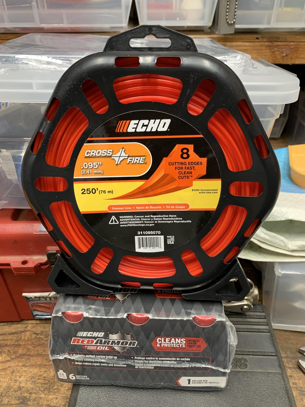 Echo 311095070 1lb Donut .095 Cross Fire String Trimmer Line for customer photo 2