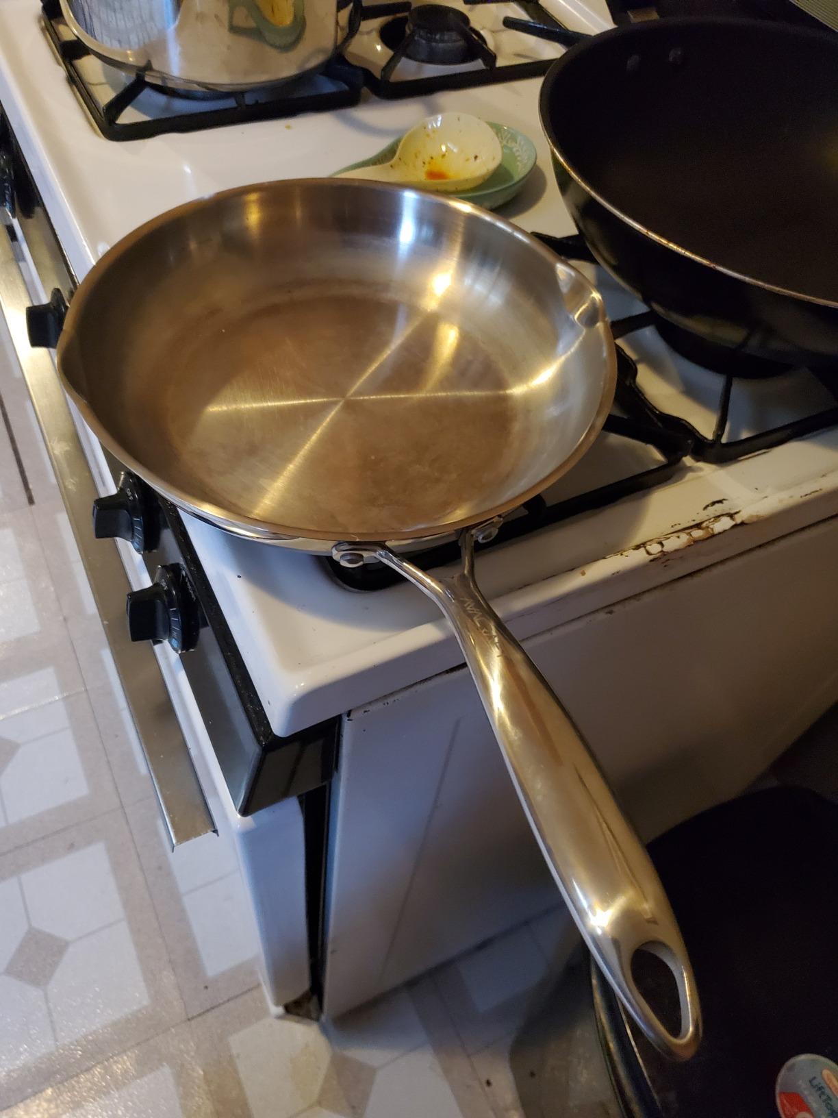 AVACRAFT 8 Inch 18/10 Stainless Steel Frying Pan with Lid customer photo 1