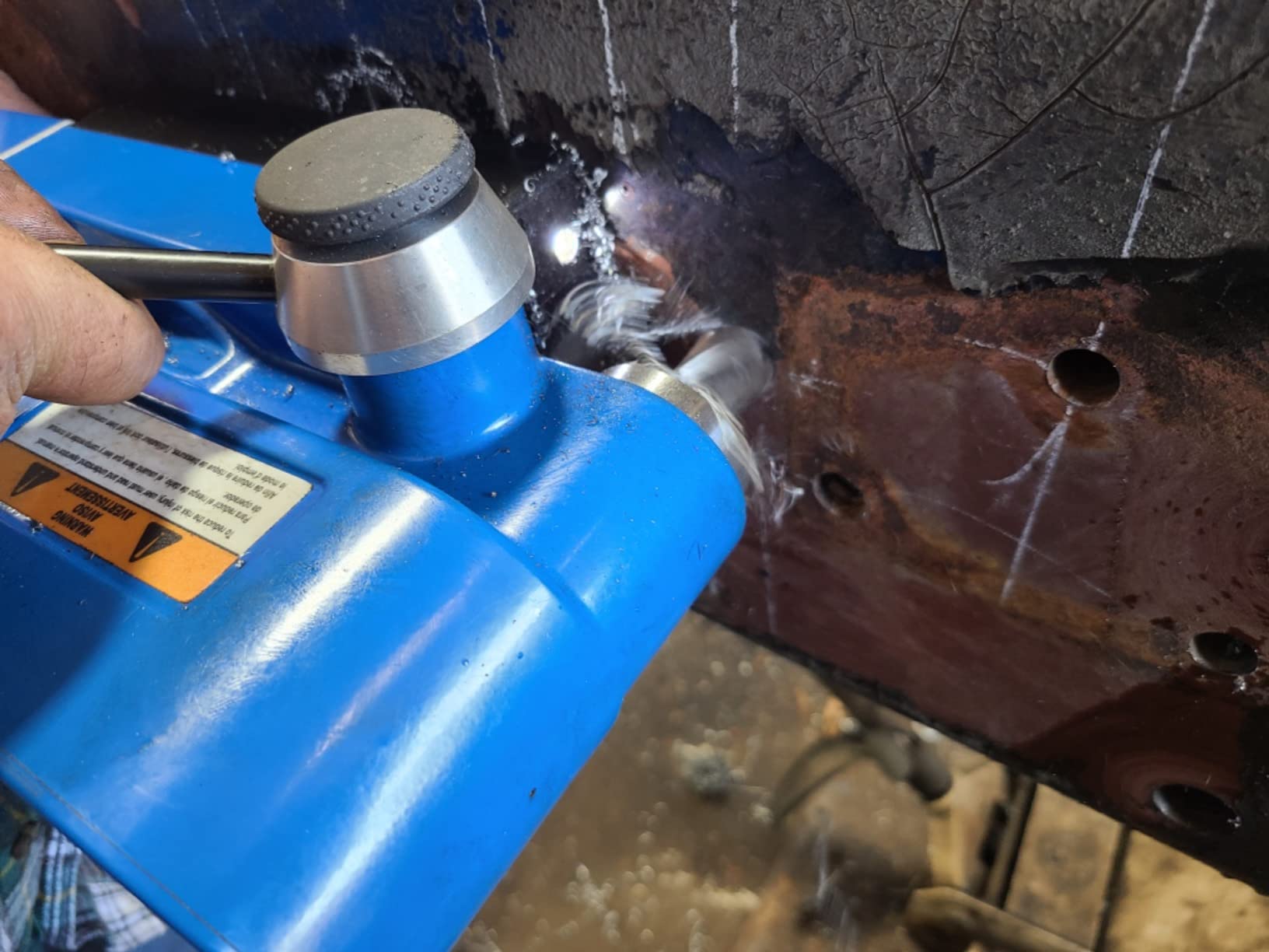 Hougen HMD130 Fabricator’s Kit Ultra Low Profile Lightweight Right Angle Magnetic Drill with Large Capacity customer photo 1
