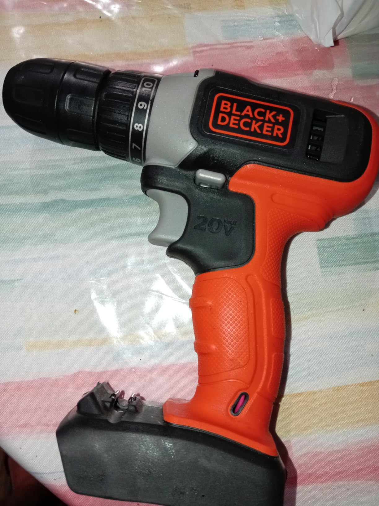 BLACK+DECKER 20V MAX Cordless Drill Kit with ‎Battery, Charger, Includes Double Sided Drill Bit (BCD702C1) customer photo 1