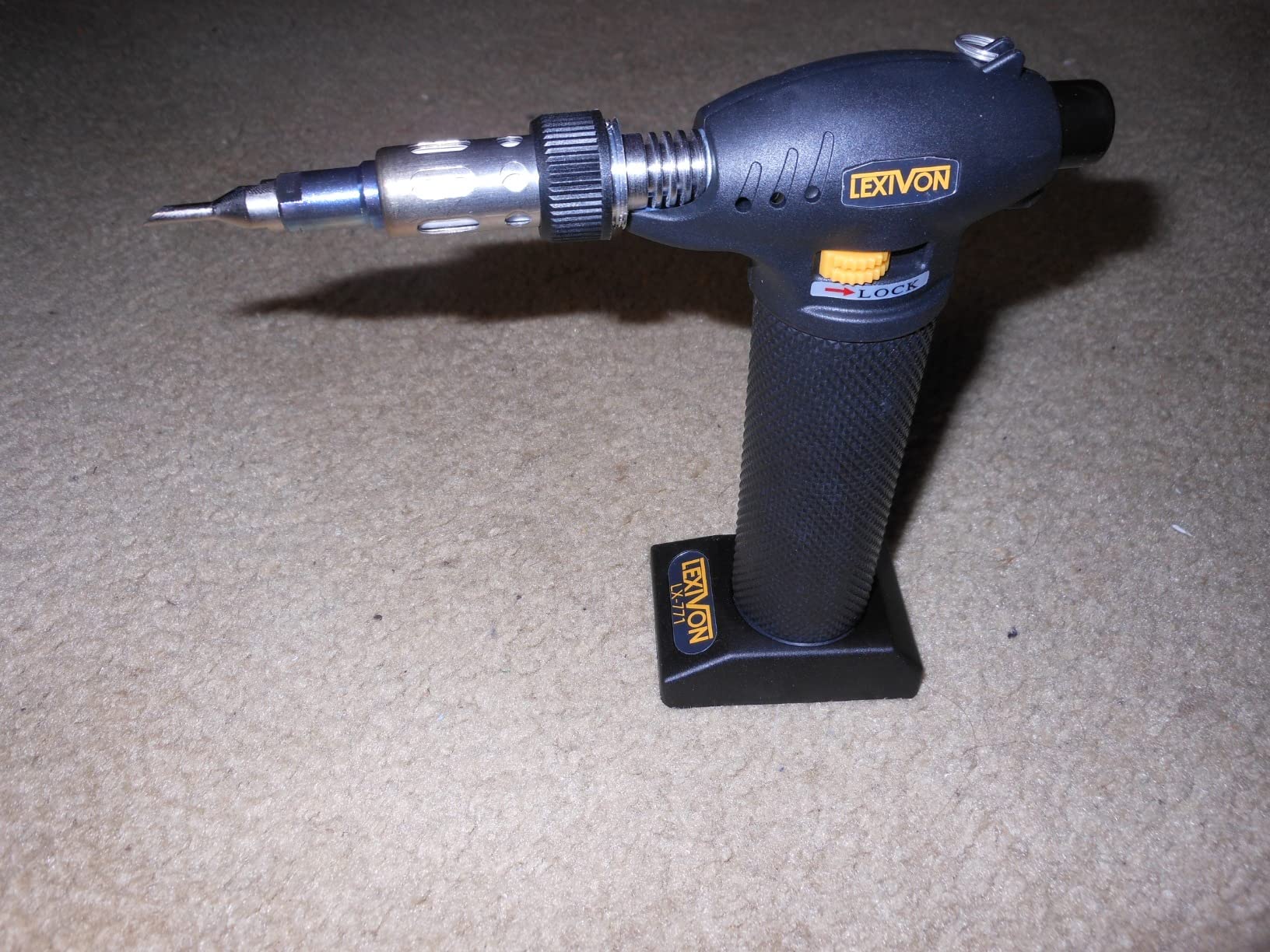LEXIVON Butane Torch Multi-Function Kit | Premium Self-Igniting Soldering Station with Adjustable Flame | Pro Grade 125-Watt Equivalent (LX-771) customer photo 2