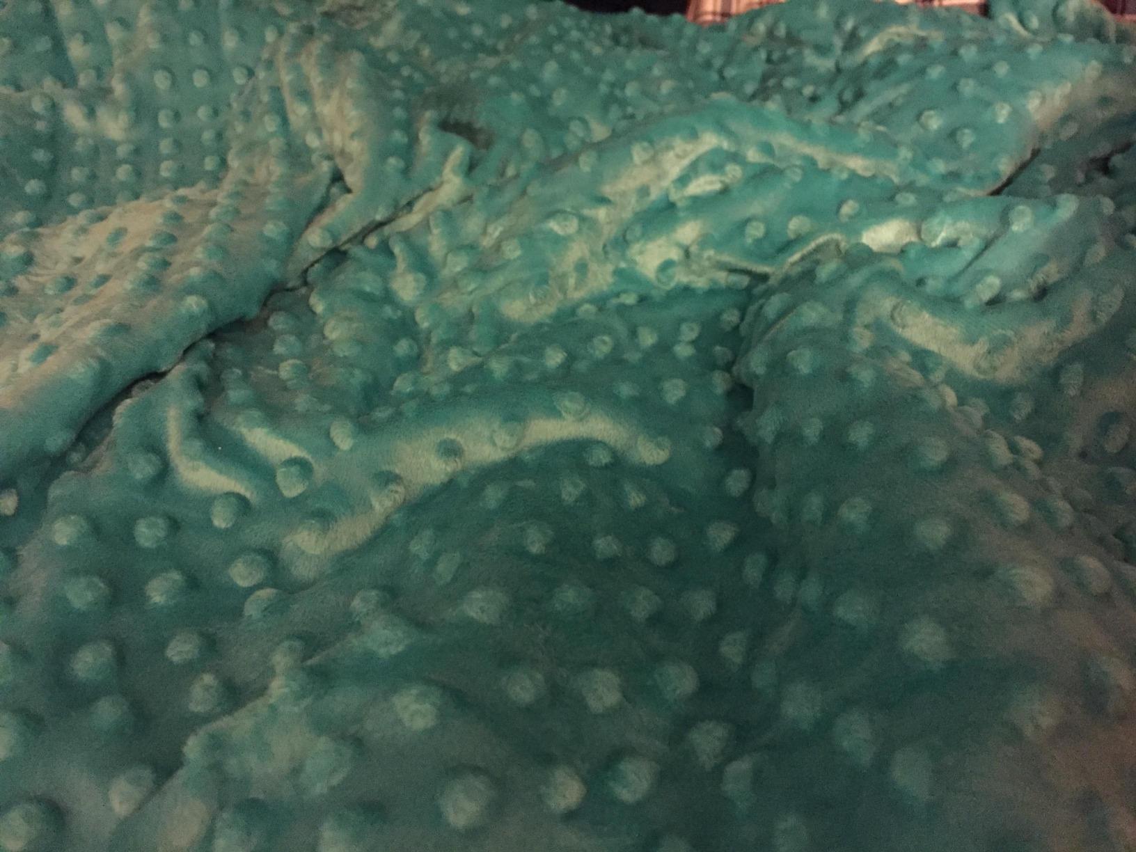 hazli Super-Soft Weighted Blanket 5 Pounds - Easy to Clean, Washable Minky Cover - 36x48 Inches 5lbs Heavy Blanket for School-Age Children Ages 5+ customer photo 2