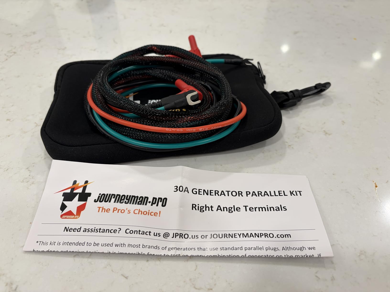 Journeyman-Pro Inverter Generator Parallel Kit, 30 Amp RV Cord, 6 Foot customer photo 2