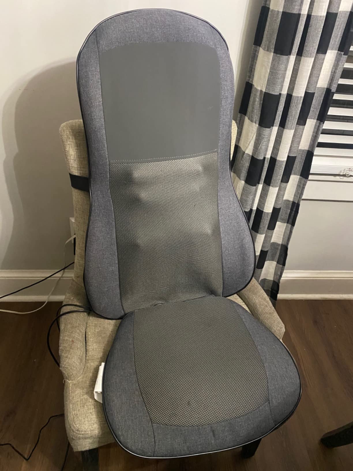 COMFIER Shiatsu Back Massager with Heat, 2D/3D Massage Chair Pad, 10 Nodes customer photo 1