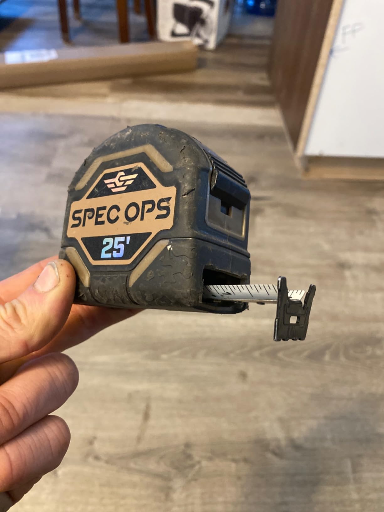 Spec Ops Tools Tape Measure for Measuring & Layout, 1 1/8