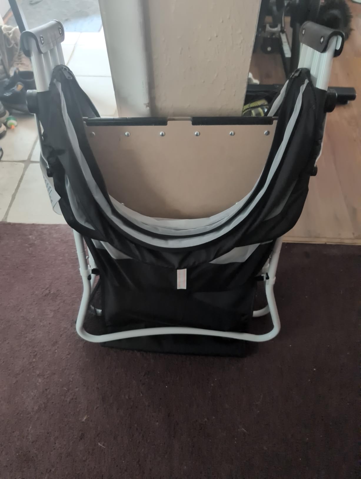 Dream On Me Karley Portable Infant Bassinet, Double Mesh Canopy, Cool Grey customer photo 2