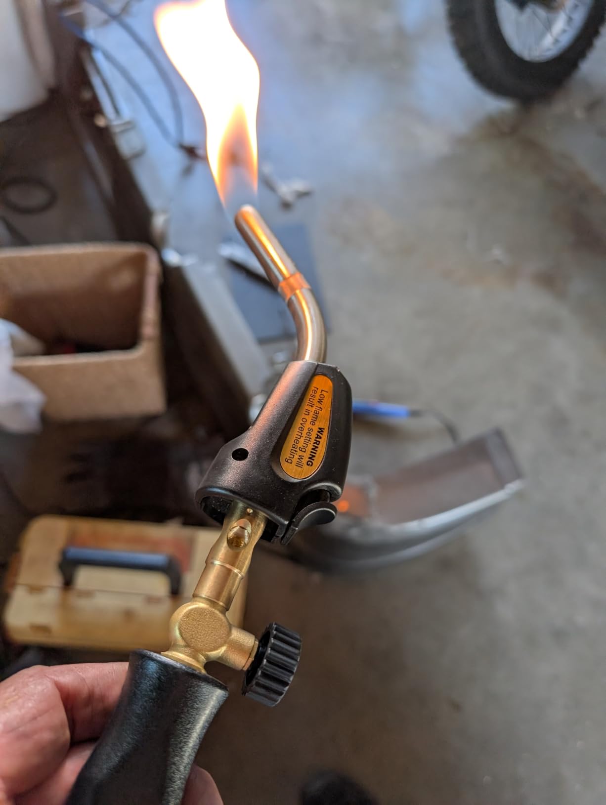 Propane Torch Hose Kit, Mapp Gas Torch 3600℉ Soldering Welding Torch customer photo 1