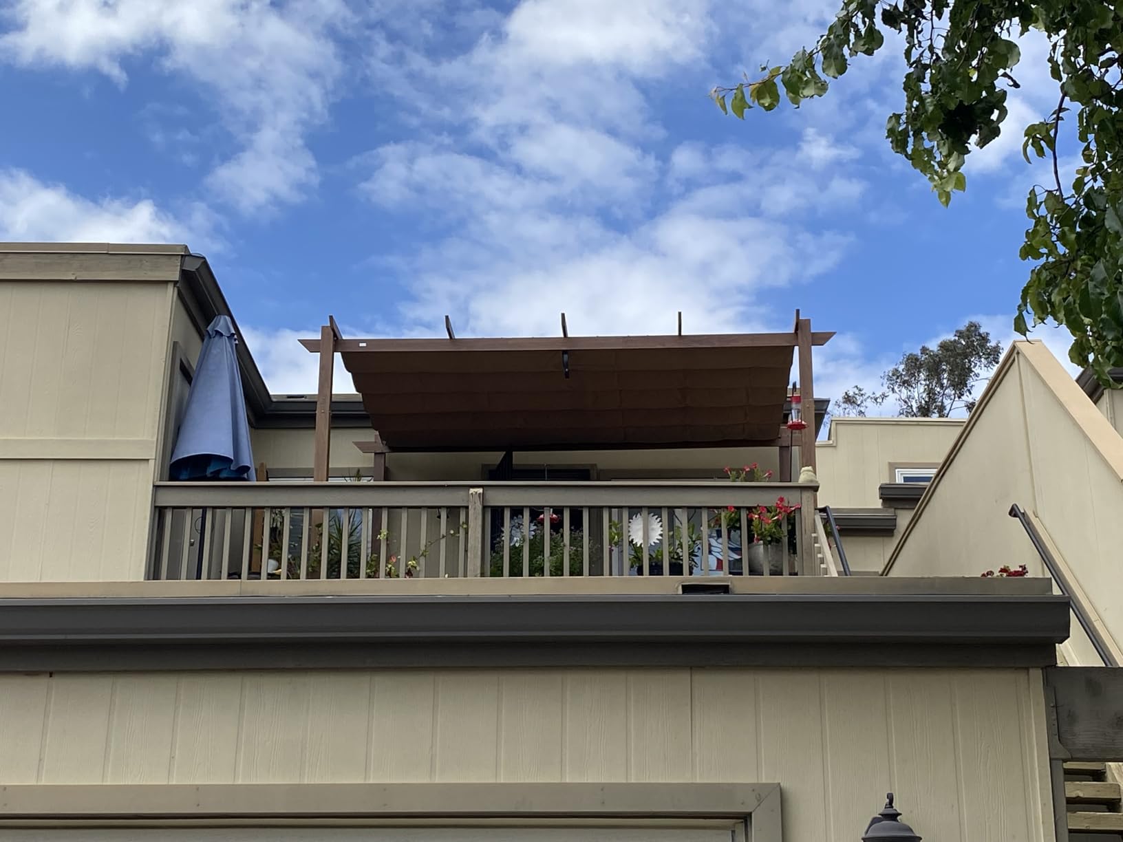 Domi Outdoor Living 10’ X 13’ Outdoor Retractable Pergola with Weather-Resistant Canopy Aluminum Garden Pergola Patio Grill Gazebo for Courtyard customer photo 1