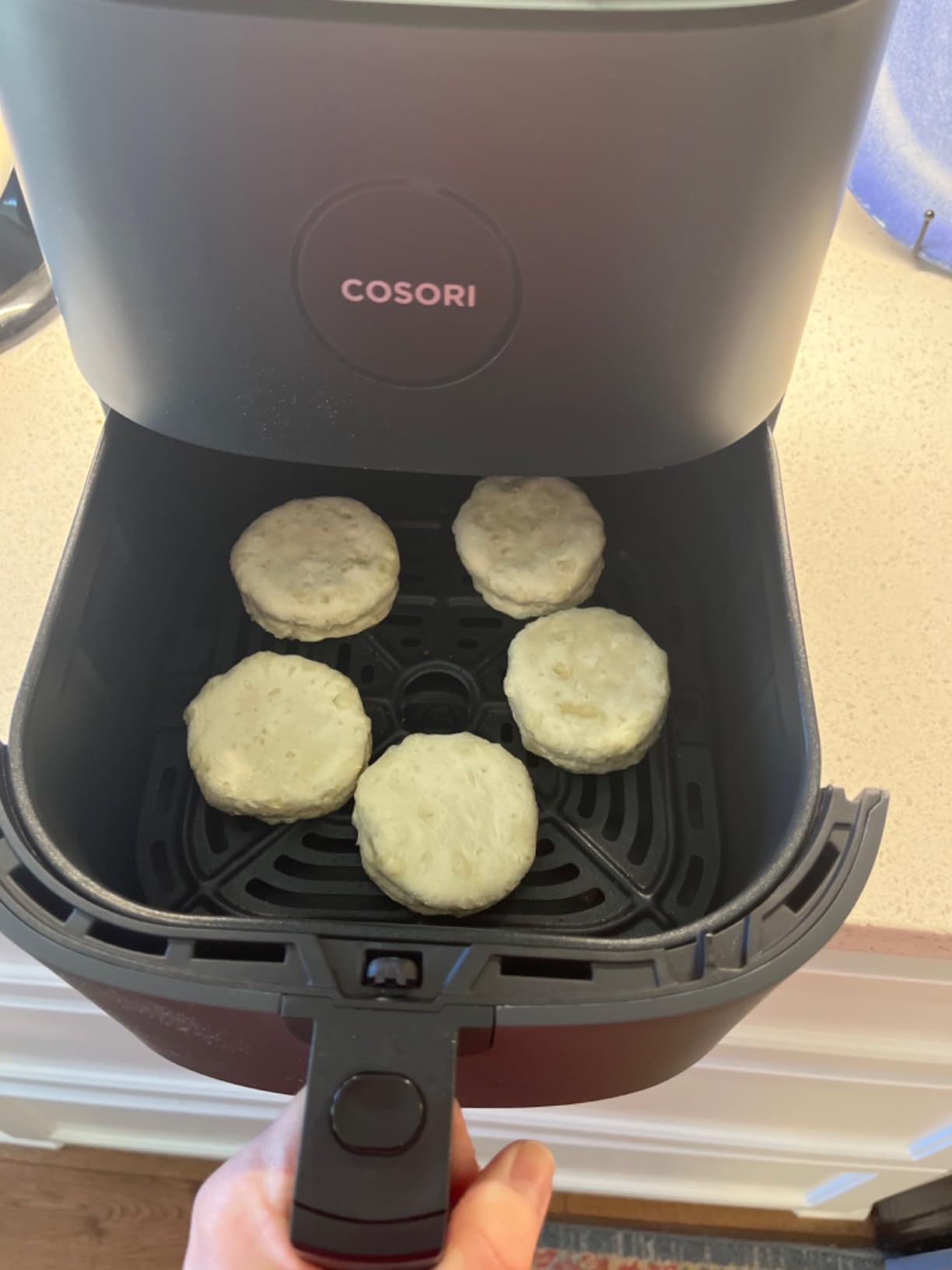 Cosori Air Fryer Pro LE 5 Qt, 9-in-1, Ceramic Coating, Shake Reminder, Grey customer photo 2