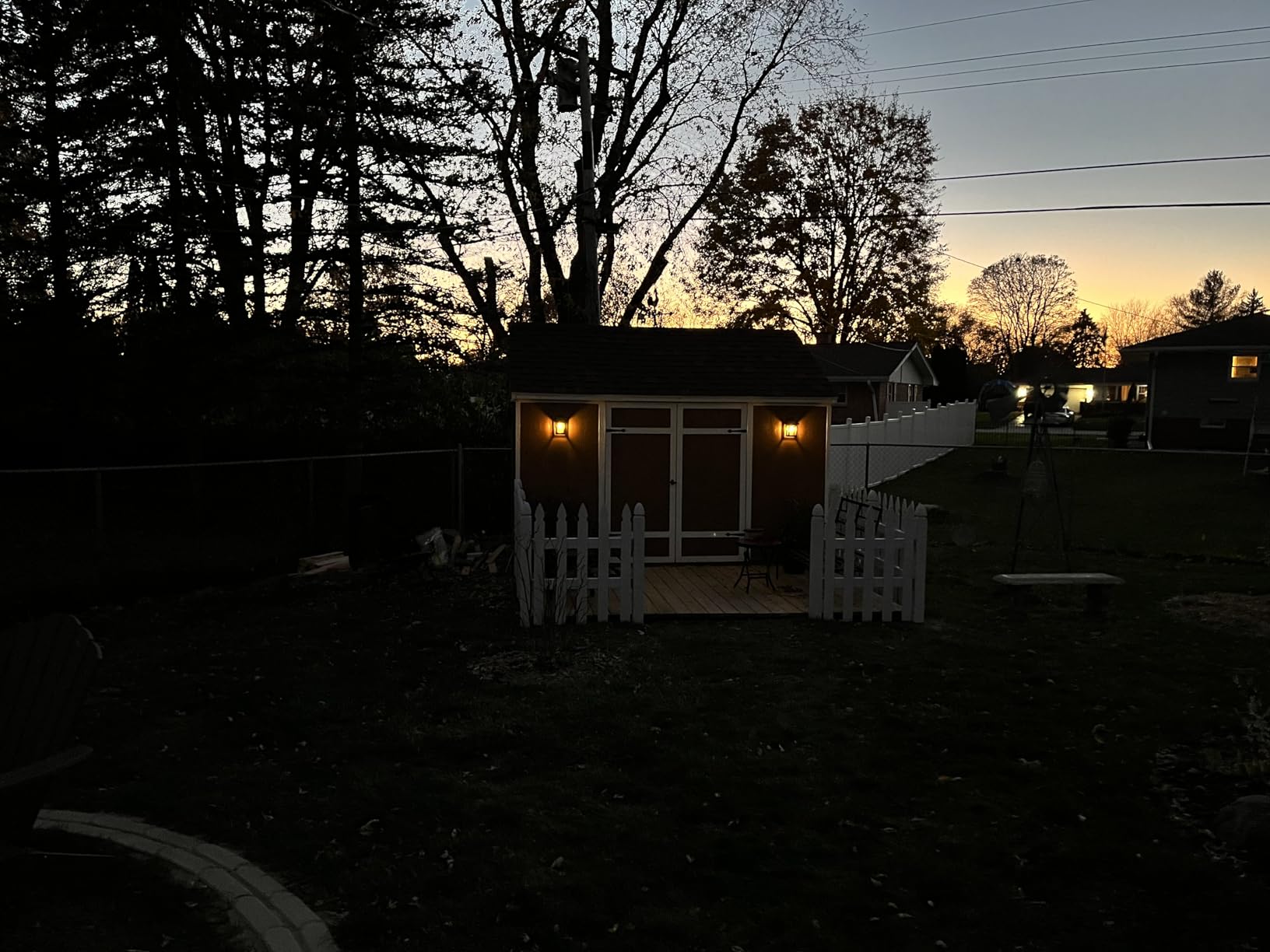 2 Pack Solar Wall Lanterns Outdoor with 3 Modes, Dusk to Dawn Motion Sensor customer photo 1