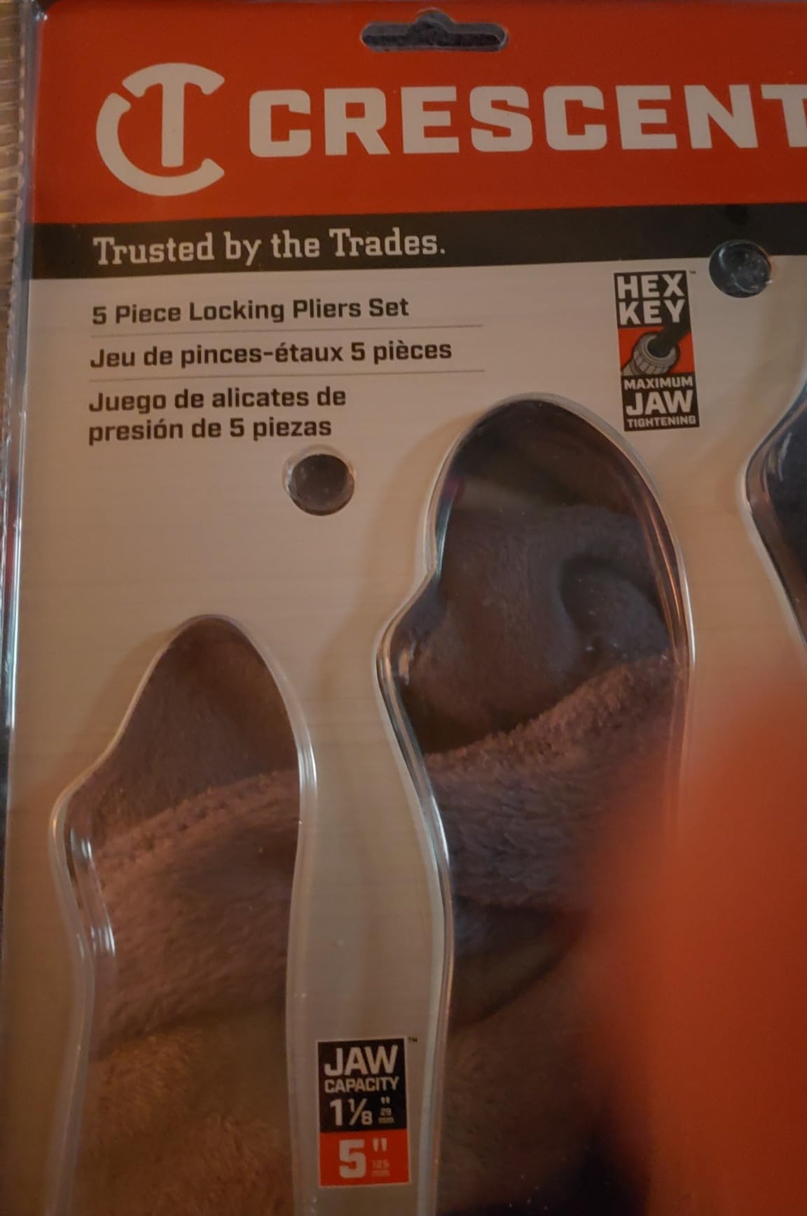 Crescent 5 Piece Curved & Long Nose Locking Plier Set | CLP5SETN-08 customer photo 2