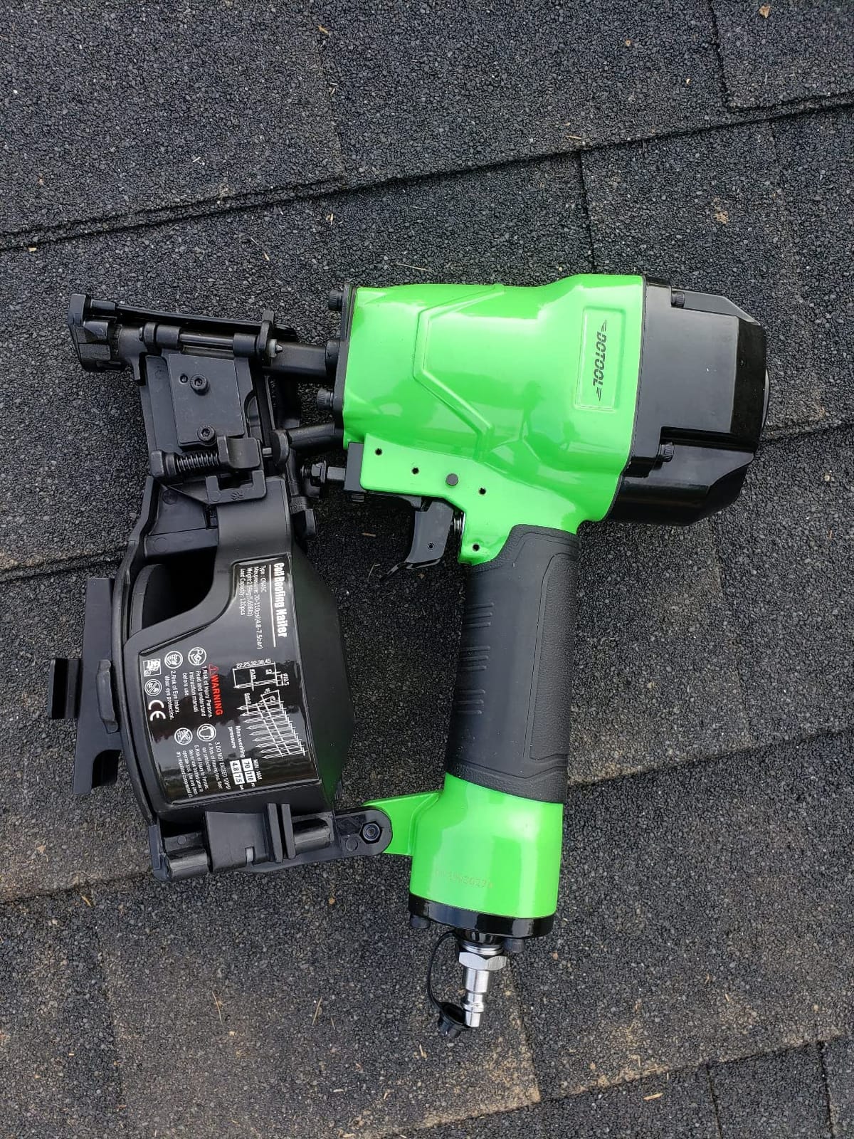 DOTOOL Roofing Nailer CN45C, 15 Degree Roofing Nail Gun customer photo 1