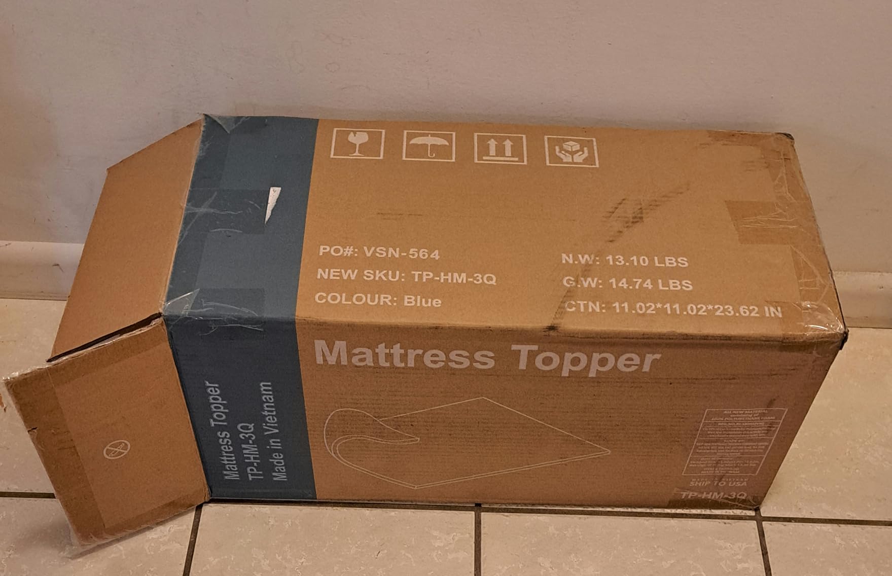 EGO 3 Inch Queen Mattress Topper Gel Memory Foam for Pressure Relief customer photo 2