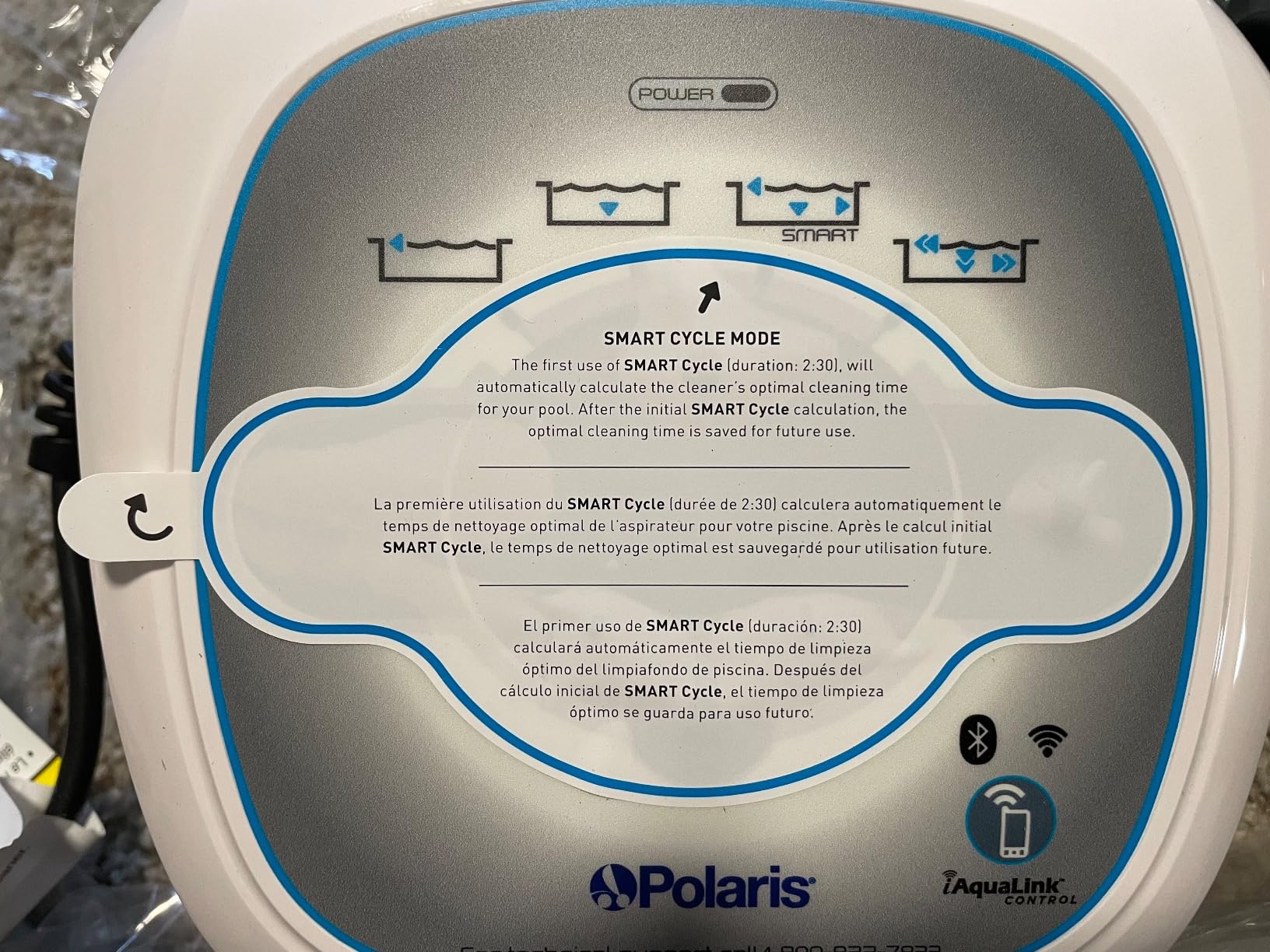 Polaris VRXIQ+ Smart Robotic Pool Cleaner with iAquaLink Control customer photo 2