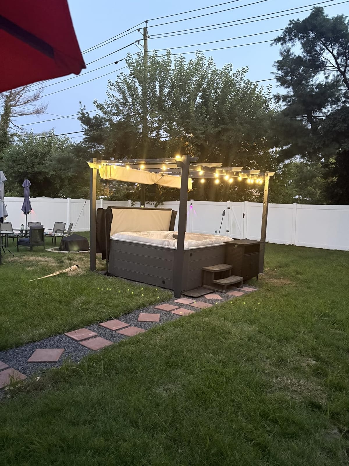 Kozyard Morgan Outdoor Retractable Pergola with Sun Shade Canopy customer photo 2