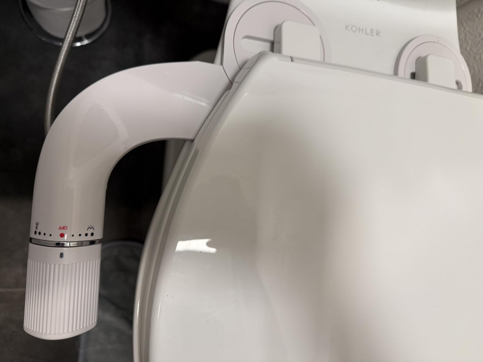 BIGCOW Ultra-Slim Bidet Attachment for Toilet - Dual Nozzle (Frontal & Rear Wash) with Adjustable Cold Water Pressure and Stainless Steel Inlet - Hygienic Solution for Fresh Cleanliness, Silver 1 Pcs customer photo 2