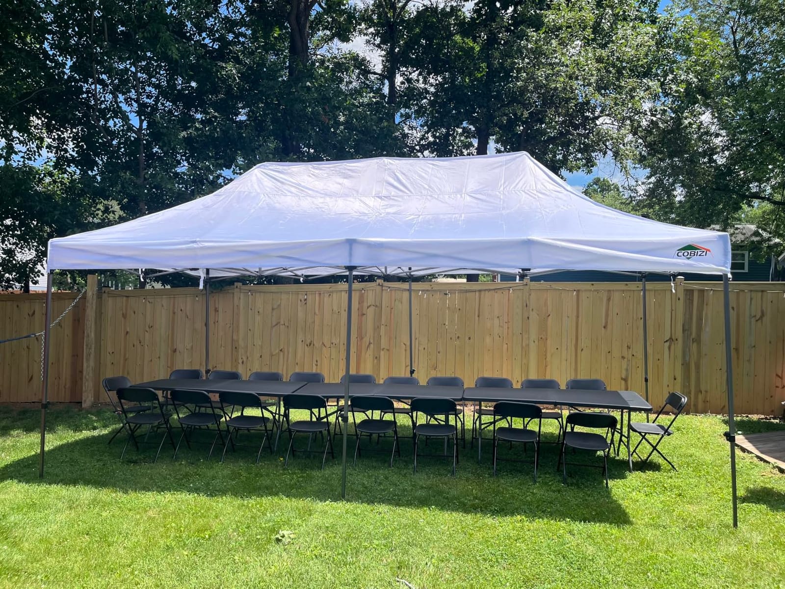 COBIZI 10x20 Heavy Duty Pop Up Canopy Tent with Sidewalls, Easy Up Canopy customer photo 1