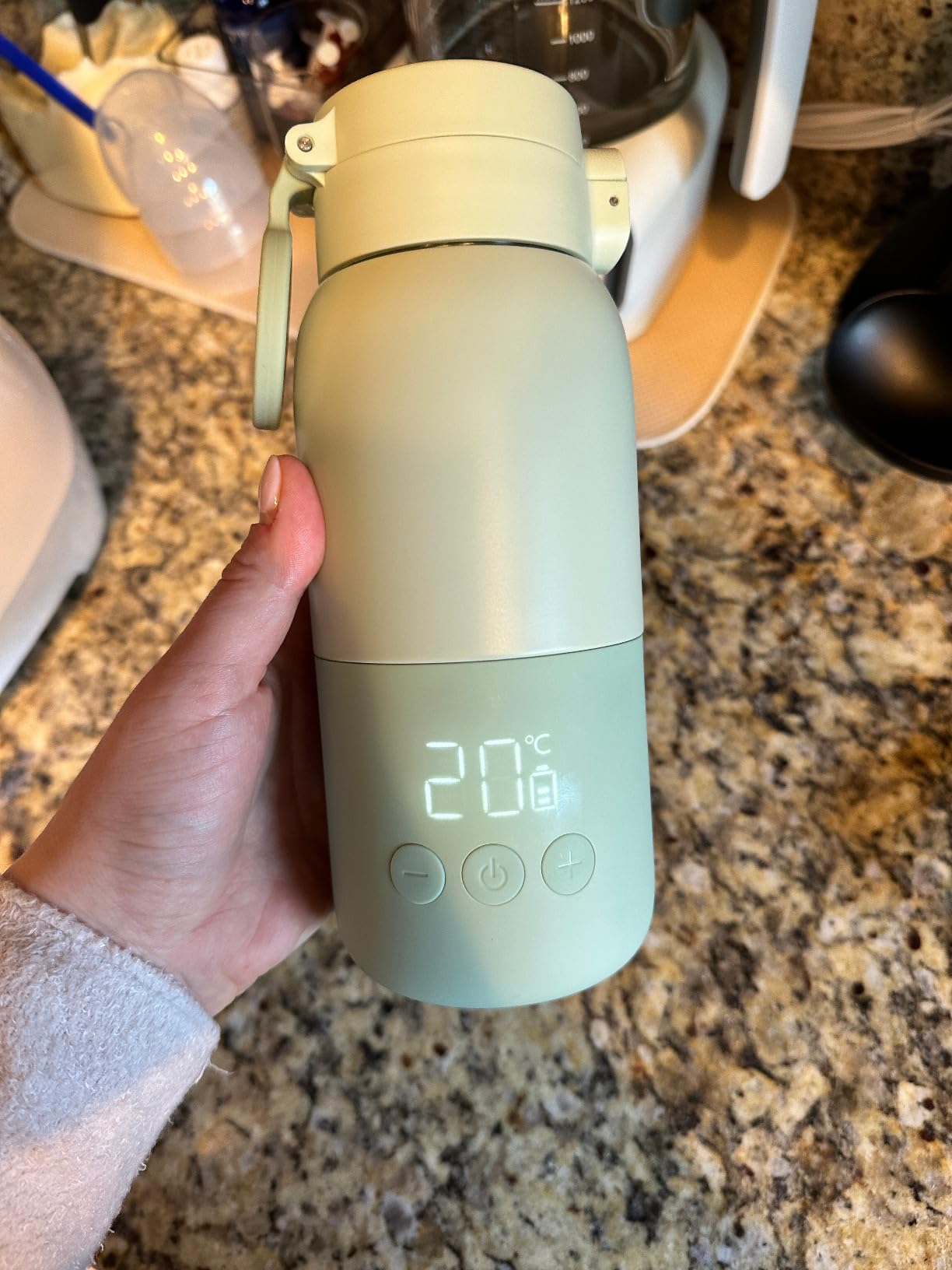 BOLOLO Portable Bottle Warmer, 10oz Breastmilk & Formula Heater for Travel customer photo 1