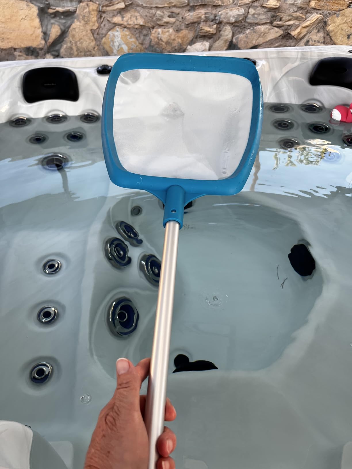 U.S. Pool Supply Spa Hot Tub, Pool Hand Leaf Skimmer Net, 17