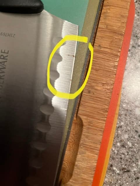 Farberware EdgeKeeper 5-Inch Santoku Knife with Sharpening Cover customer photo 1
