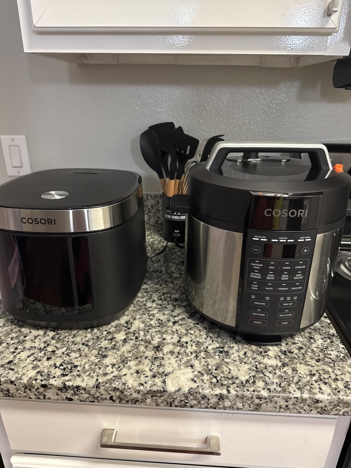 COSORI 10 Cup Rice Cooker + Pressure Cooker with 18 Functions & 13 Presets, Including Rice, Slow Cook, Steam, Saute, Sous Vide customer photo 1