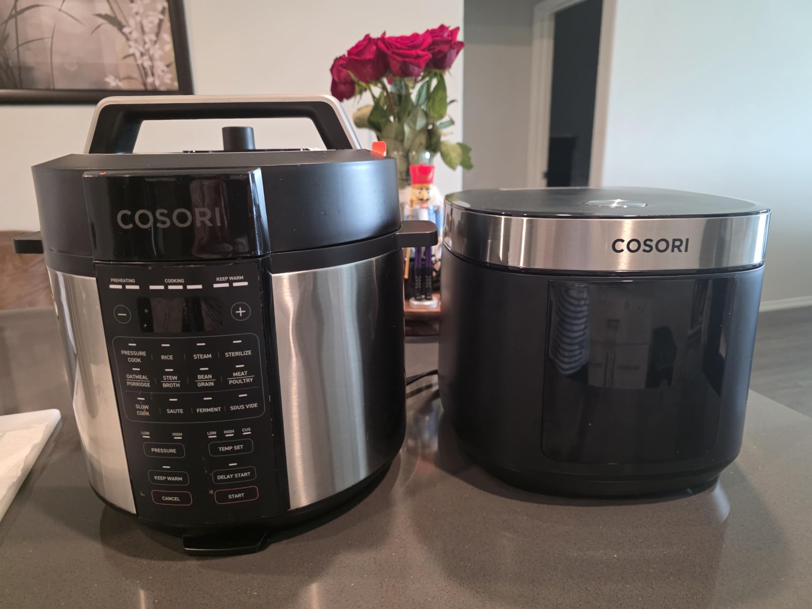 COSORI 10 Cup Rice Cooker + Pressure Cooker with 18 Functions & 13 Presets, Including Rice, Slow Cook, Steam, Saute, Sous Vide customer photo 2