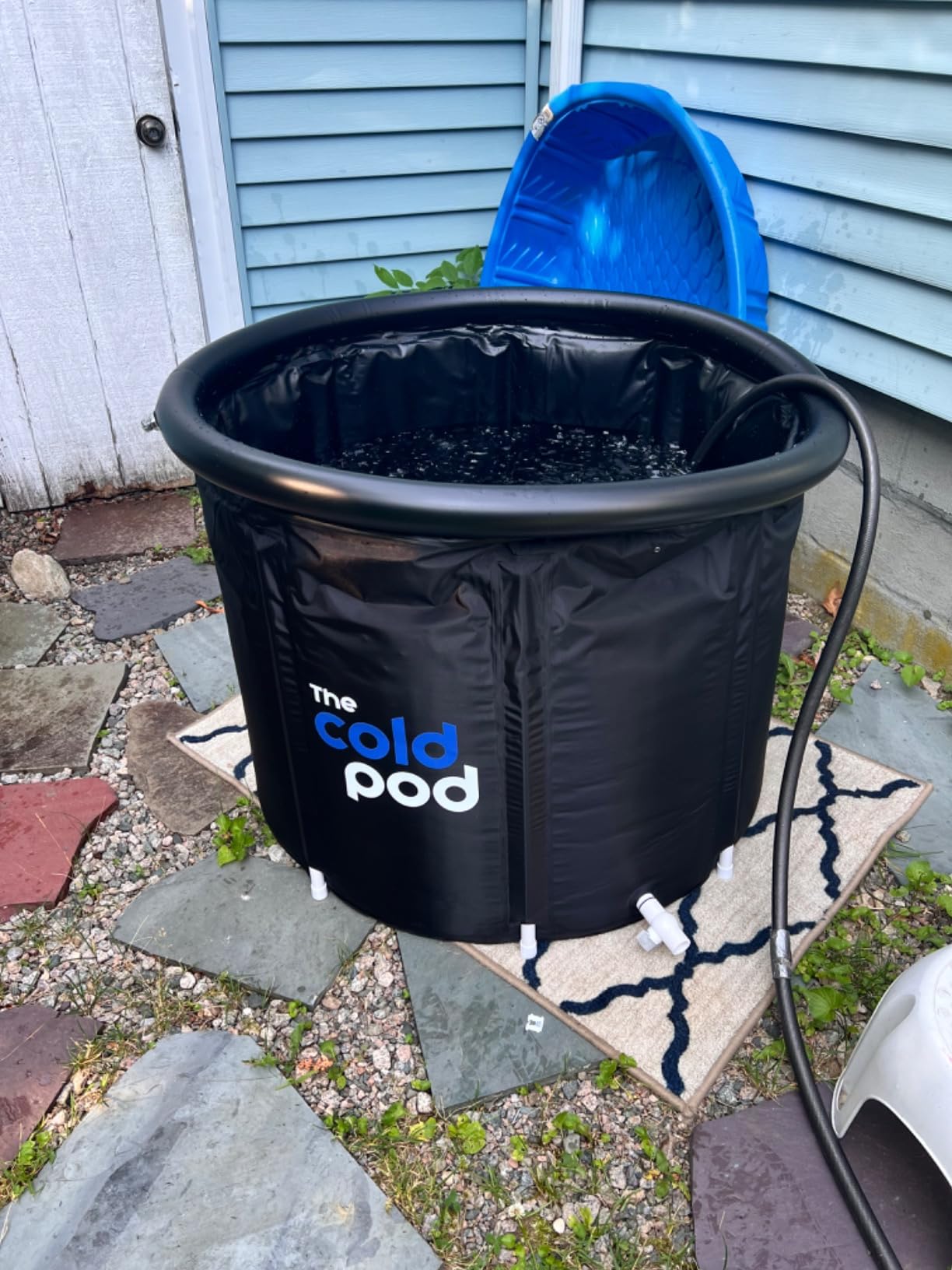 The Cold Pod Ice Bath Tub for Athletes XL: Cold Plunge Tub Outdoor with Cover,116 Gallons Portable Ice Bath Cold Water Therapy Plunge Pool,Large Ice Tub for Cold Dippers at Home customer photo 1