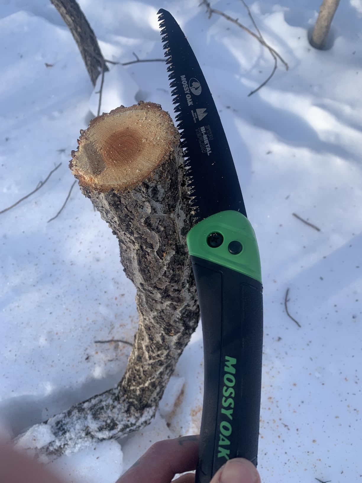 MOSSY OAK Folding Saw, 7 Inch Hand Saw with Pouch customer photo 2
